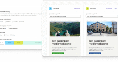 A/B testing funksjon