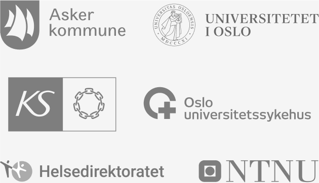 Et utvalg Make-kunder innenfor offentlige virksomheter; Asker kommune, universitetet i Oslo, KS, Oslo Universitetssykehus, NTNU og Helsedirektoratet