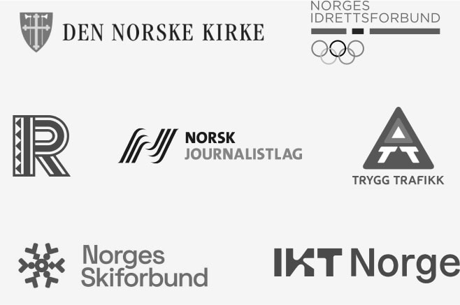 Et utvalg Make-kunder innenfor kultur og opplevelser; Øya, Rockefeller, Norsk Folkemuseum, Teknisk Museum, Kulturdirektoratet med fler.